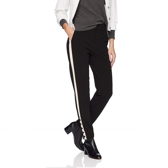 calvin klein side stripe pants